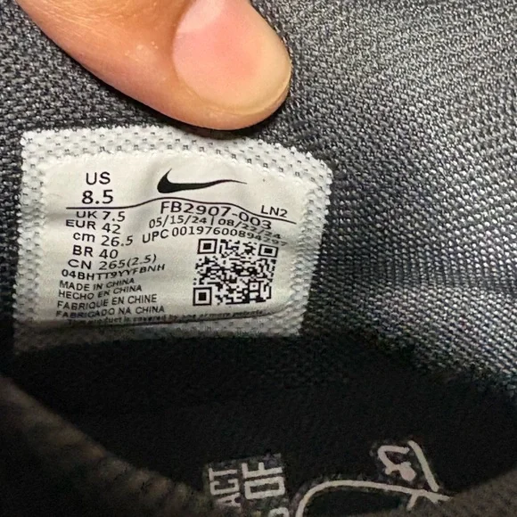 Nike Force Zoom Trout 9 Pro Baseball Metal Cleats Men’s Size 8.5 FB2907-003 - Picture 13 of 13